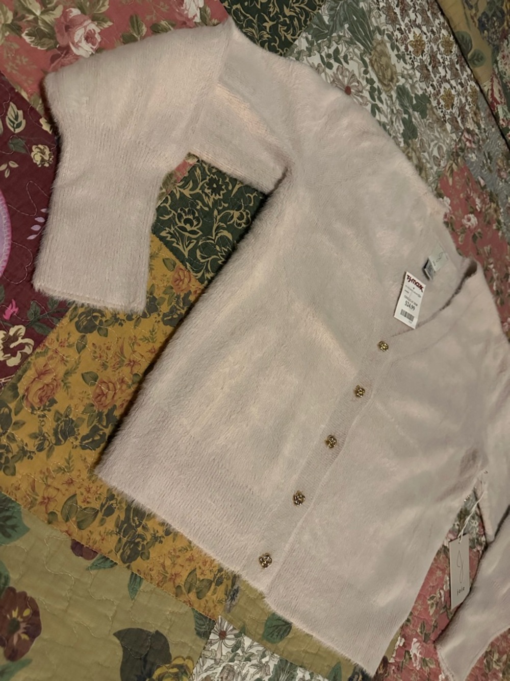 Joie soft fuzzy cardigan. NWT. XL - Picture 3 of 8